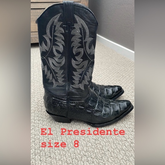 EL Presidente Shoes - Cow boy Boots